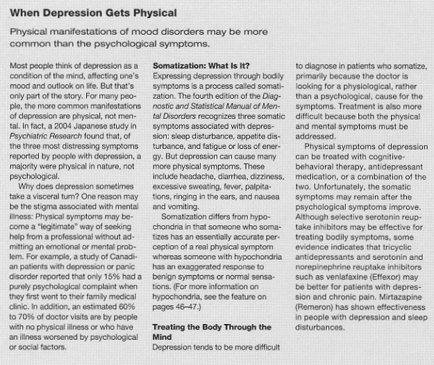 Depression Gets Physical Male Depression CEUs